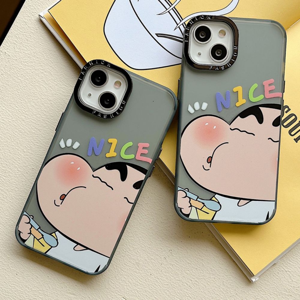 Ốp Điện Thoại Họa Tiết Shin-chan Cho IPhone 11 14 13 12 Pro Max XS XR 7 8 Plus
