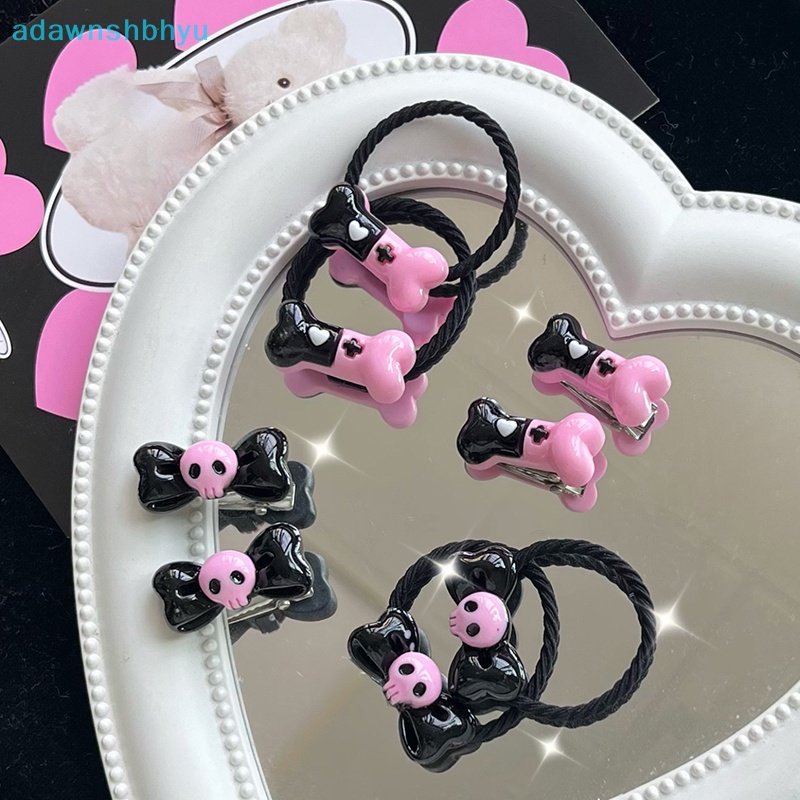 Kẹp Tóc Hình Xương Hoạt Hình Phong Cách Lolita Xinh Xắn Cho Nữ