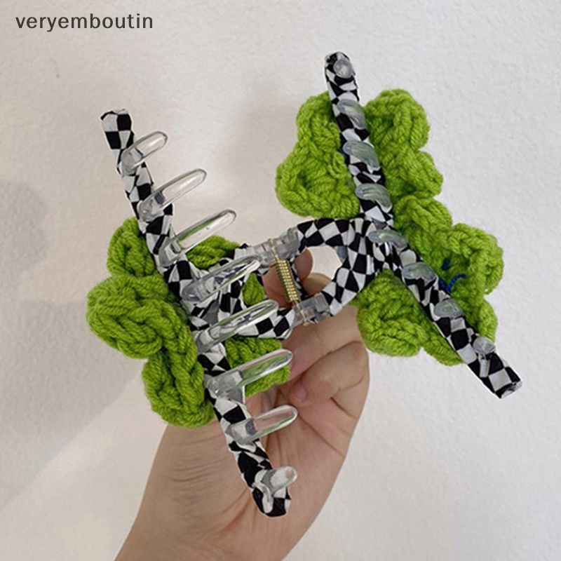 Kẹp Tóc Hình Cá Mập Bằng Len Thời Trang Thu Đông Cho Nữ