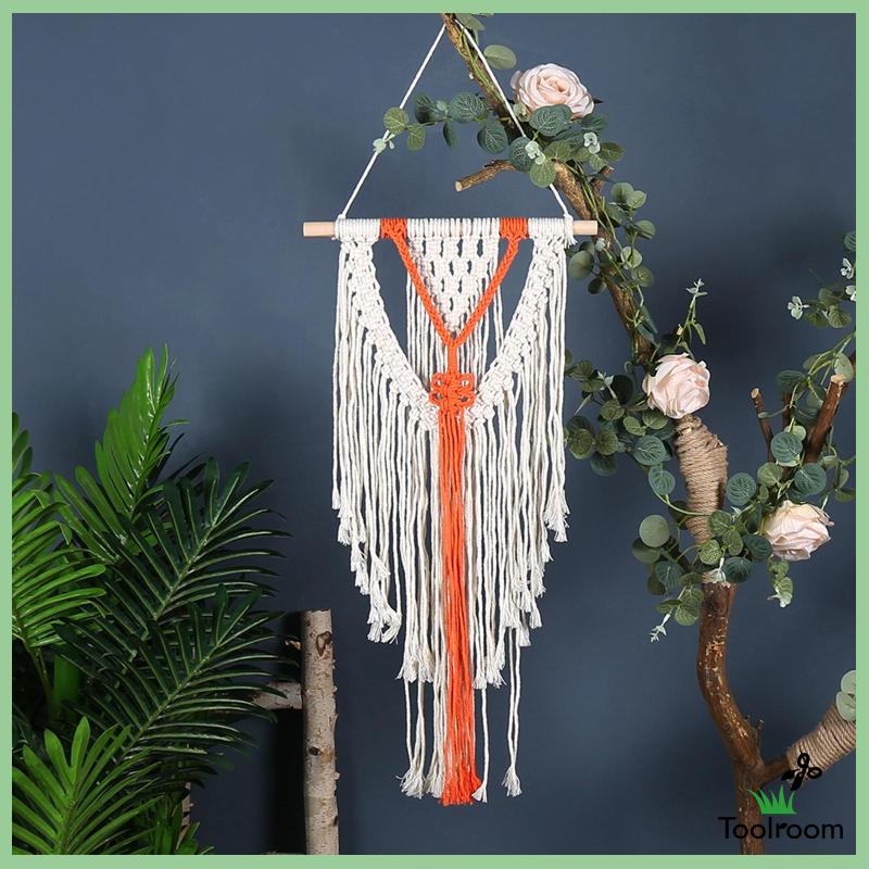 Thảm Dệt Macrame Treo Tường Trang Trí Phòng Ngủ / Nhà Trẻ