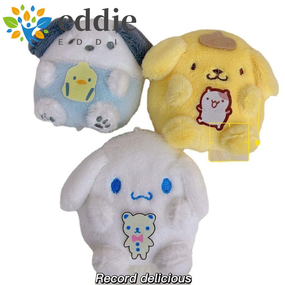 Túi Đựng Tiền Xu 26Eddie Zero Bằng Vải Bông Có Móc Khóa Trang Trí Túi Xách Hình My Melody Cinnamoroll Pachacco