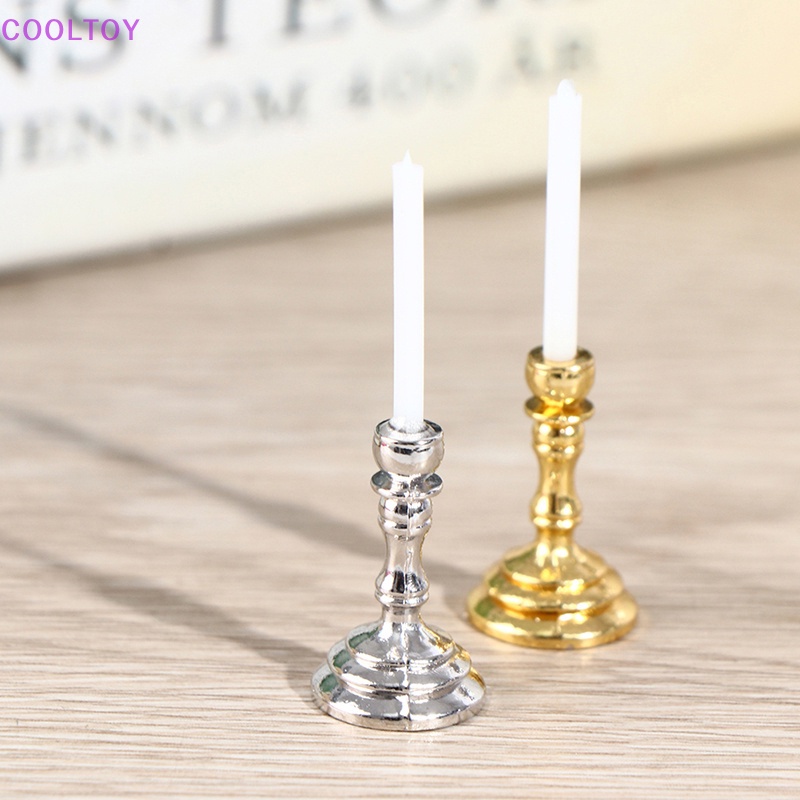 1 Cặp Giá Đỡ Mô Hình Candelabra Trang Trí Nhà Búp Bê 1: 12