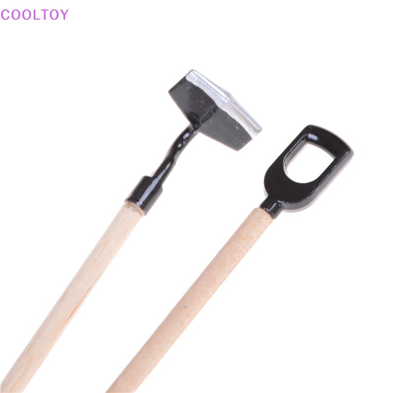 Set 3 Mô Hình Dụng Cụ Làm Vườn Mini Tỉ Lệ 1: 12 Trang Trí Nhà Búp Bê