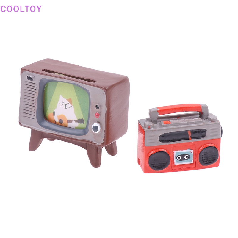 Cooltoy Mô Hình TV Mini Để Bàn Trang Trí