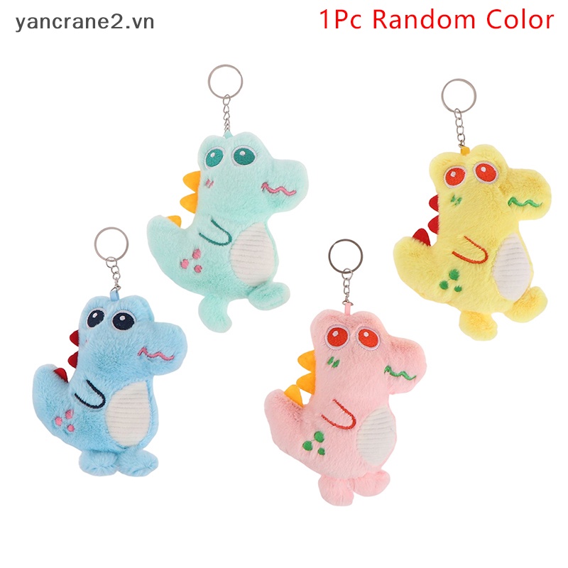 Búp Bê Nhồi Bông Hình Khủng Long Mềm Mại 12CM Treo Móc Khóa / Ba Lô / Túi Xách Trang Trí Quà Tặng Cho Bé {yancrane2.vn}