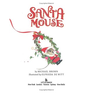 Sách Santa Mouse (Board Book)
