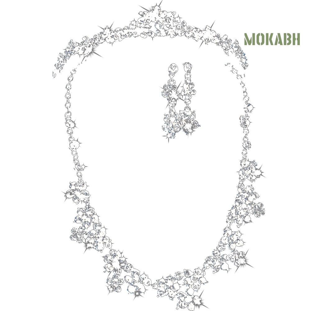 Vòng cổ / CàI TóC HìNh Vương MiệN ĐíNh Đá Sang TrọNg