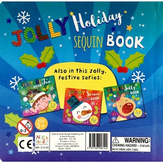 Santa, Snowman Sequin Book