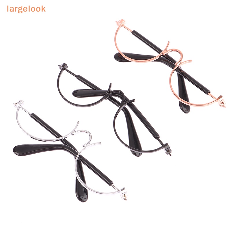 Kính Mát Gọng Tròn 8CM 18 Inches Bằng Kim Loại Phong Cách Cổ Điển Thời Trang Cho Búp Bê