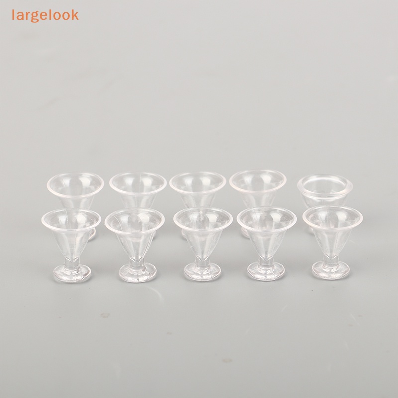 Set 10 Ly Rượu Mini Bằng Thủy Tinh Dùng Trang Trí Nhà Búp Bê