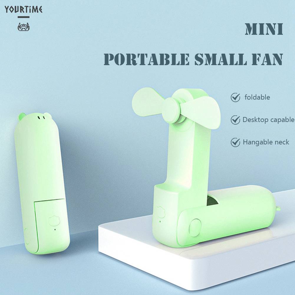 Quạt Điện Làm Mát Cầm Tay 3 Bánh Răng Có Thể Điều Chỉnh Dùng Trong Nhà / Ngoài Trời