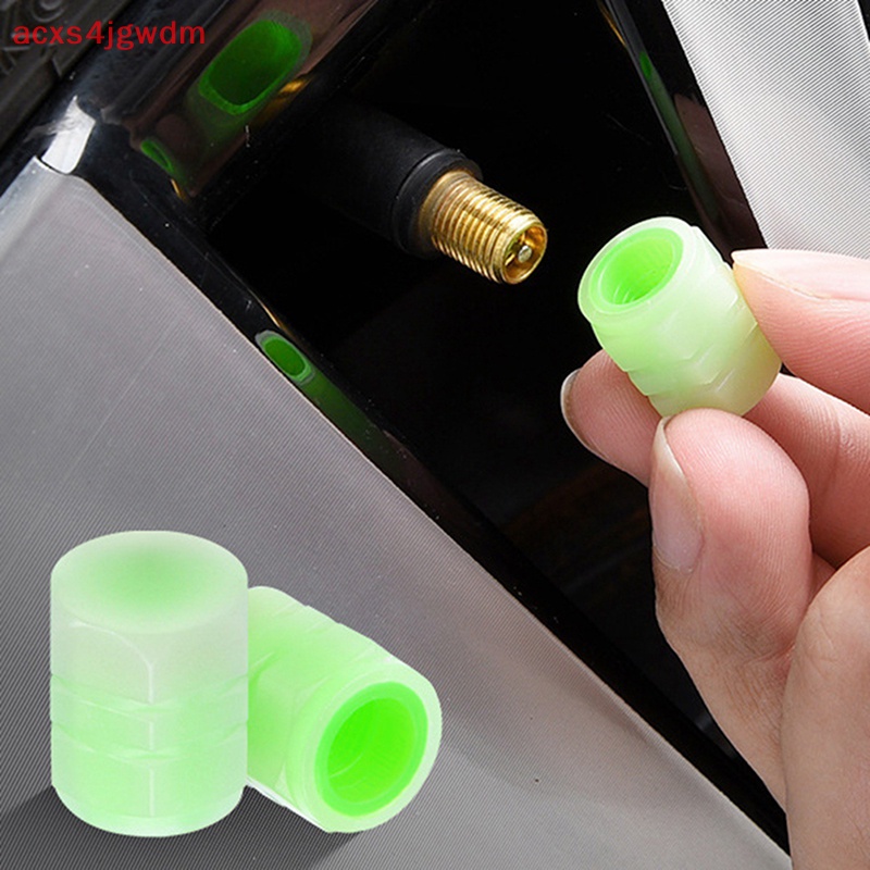 Luminous van Caps huỳnh quang màu xanh lá cây đêm Glowing xe lốp Hub sáng trang trí mới