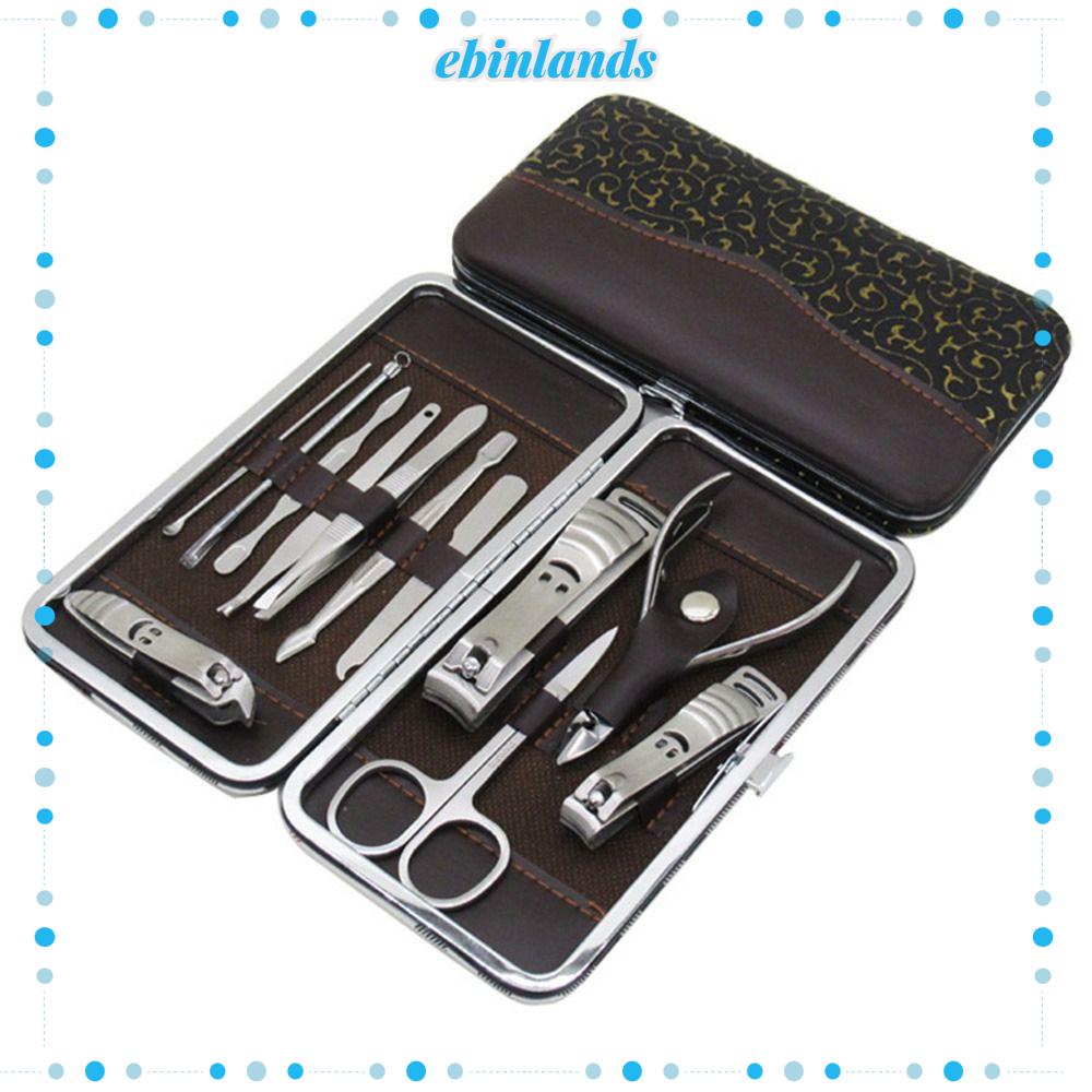 Bộ 12 Dụng Cụ Làm Móng Bằng Thép Không Gỉ