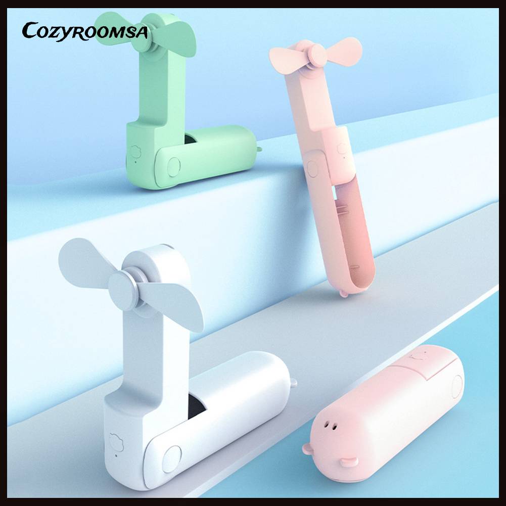 Quạt Điện Làm Mát Cầm Tay 3 Bánh Răng Có Thể Điều Chỉnh Dùng Trong Nhà / Ngoài Trời