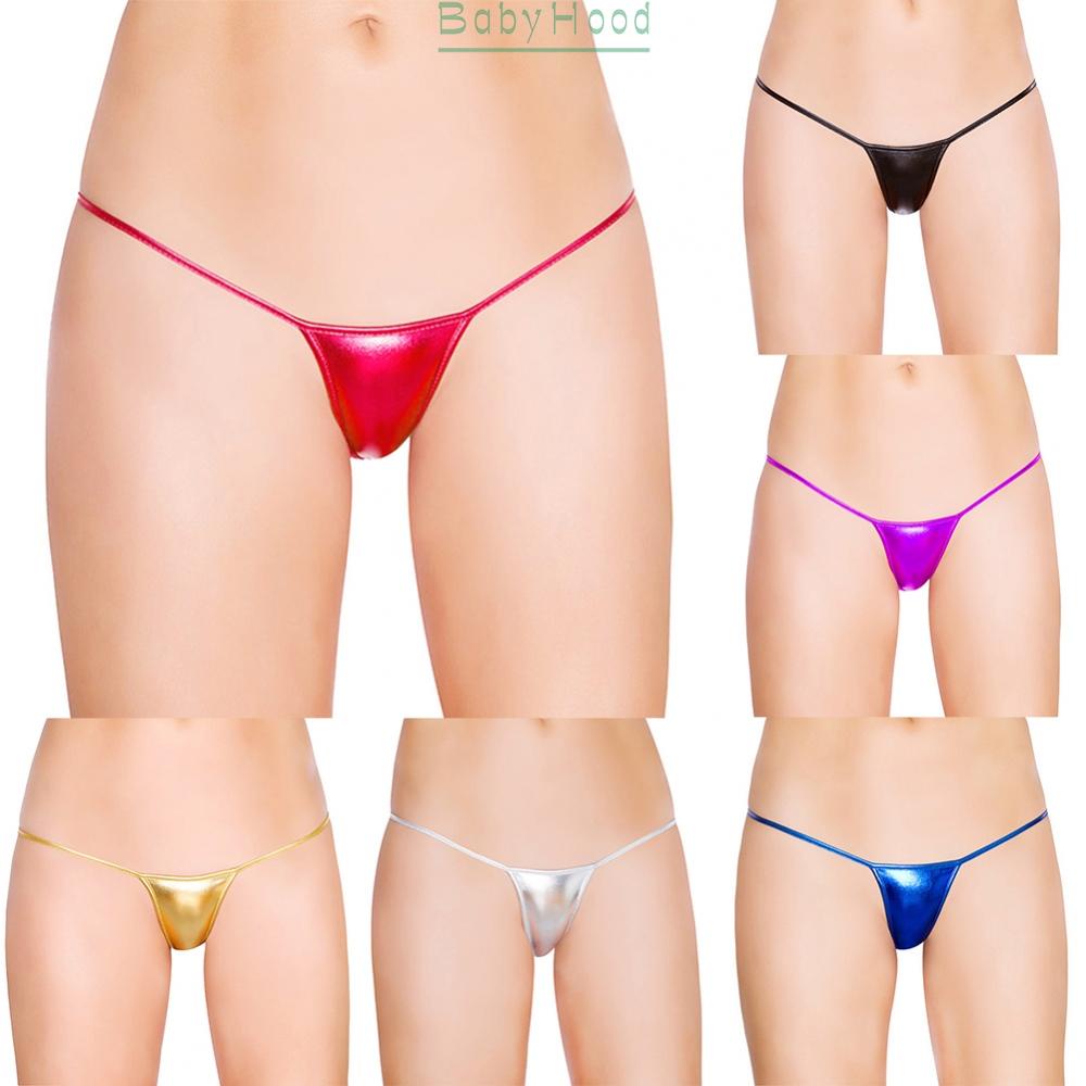 【Big Discounts】Womens Ladies Patent Leather Sexy G-String Thongs Underwear Panties Knickers#BBHOOD