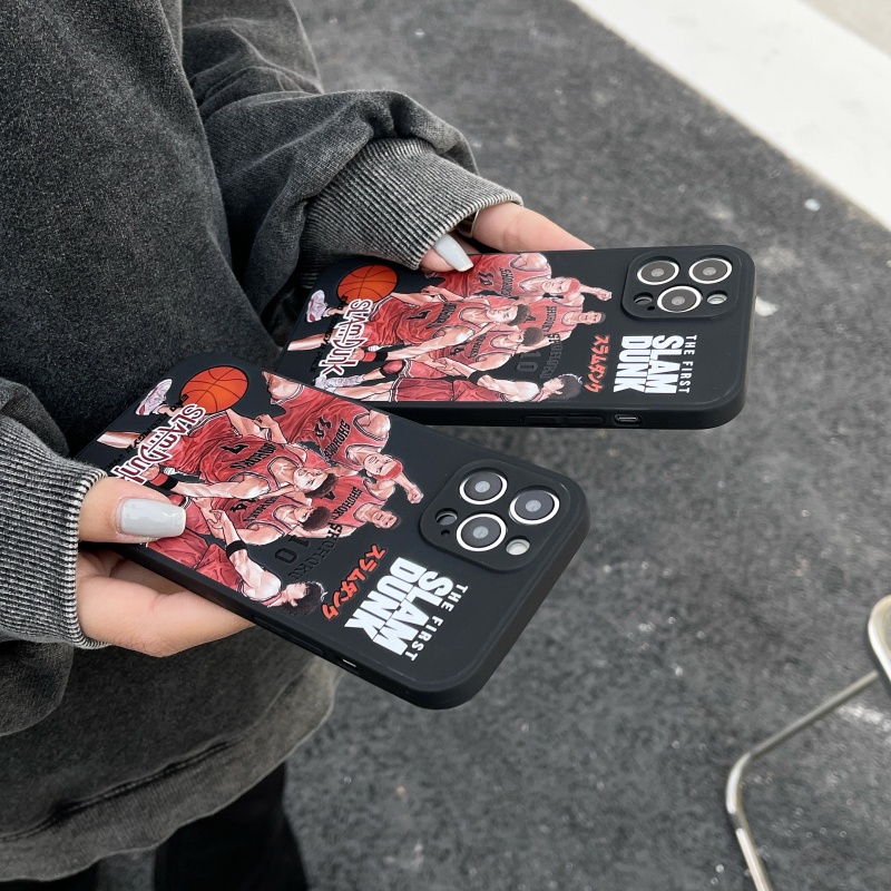 Ốp Điện Thoại Silicone Mềm Dạng Nhám Chống Sốc Họa Tiết Hoạt Hình Cho iPhone 14 13 12 11 Pro Max 14 Plus