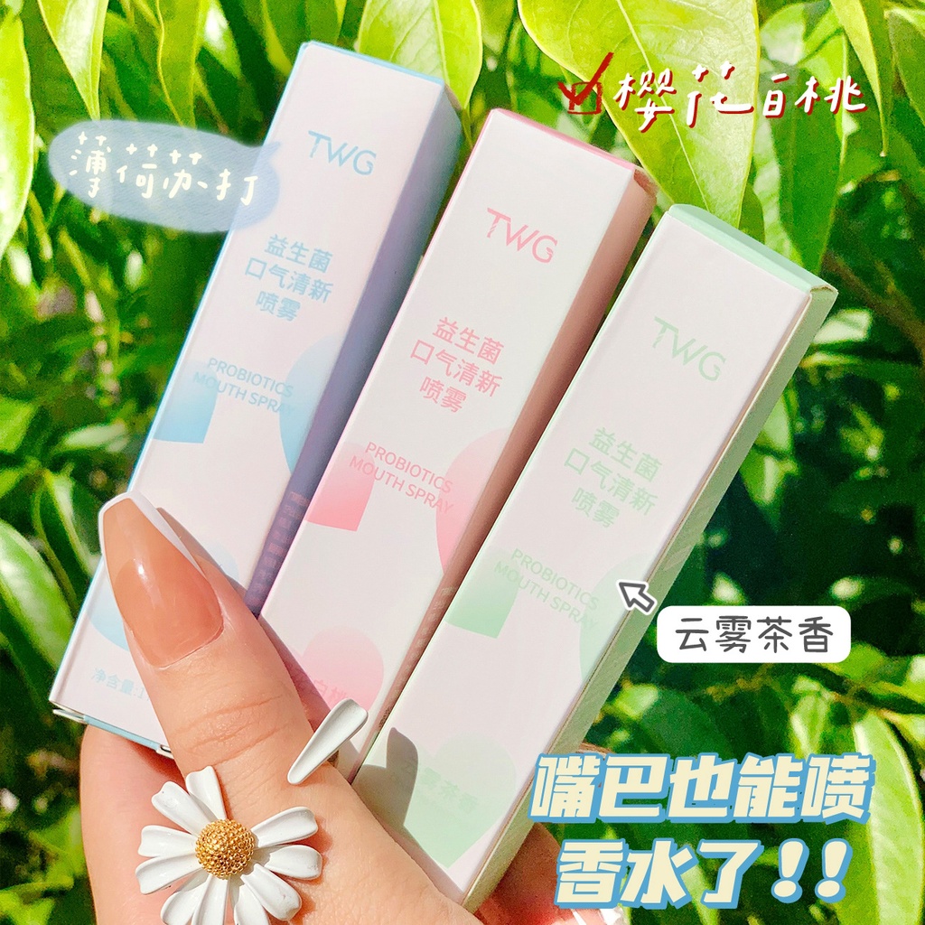 Bình Xịt Thở Hương Đào Bạc Hà Đào Trắng