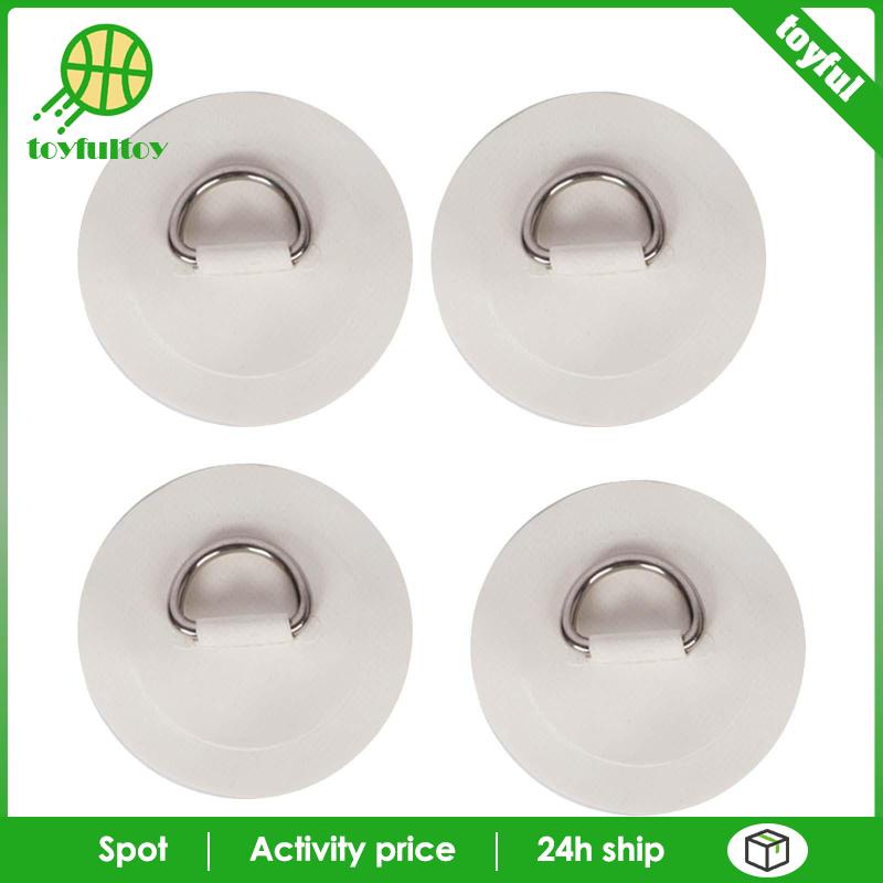 Set 4 Vòng Đệm Chữ D Bằng Thép Không Gỉ Cho Tàu Thuyền