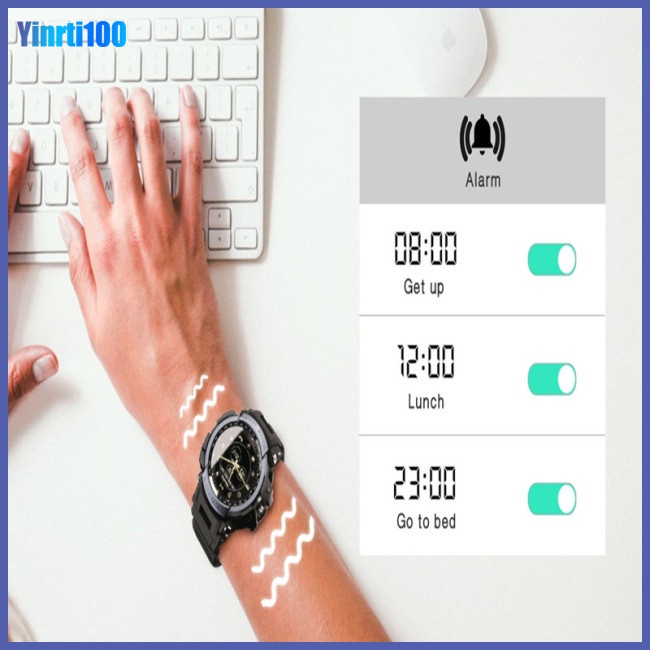 Đồng Hồ Thông Minh Yinrti MK28 Chống Nước Theo Dõi Sức Khỏe 12 Tháng Kết Nối Bluetooth