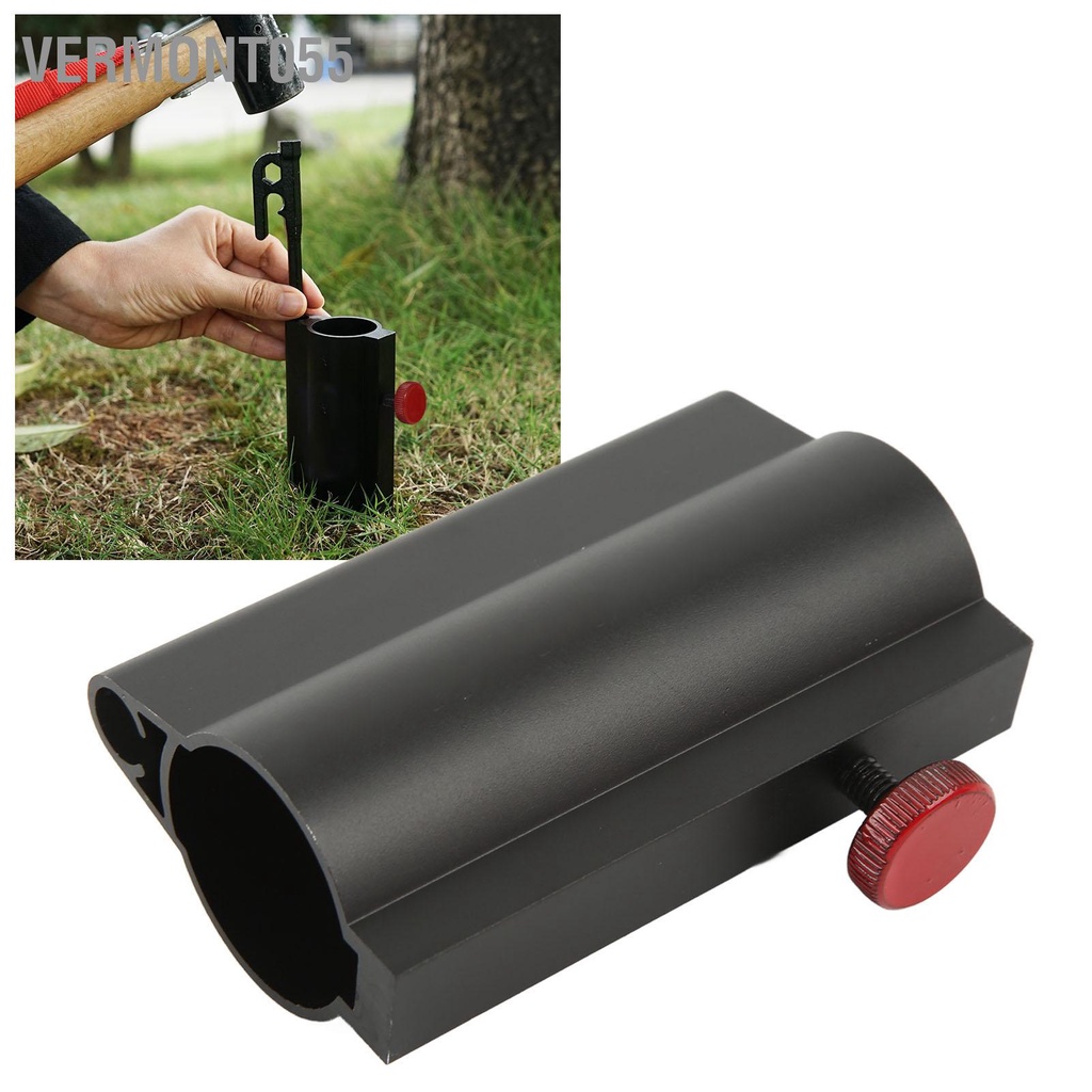 Vermont055 Tán Lều Cần Giữ Hợp Kim Nhôm Có Thể Điều Chỉnh Cực Đất Giá Đỡ Cho Câu Cá Cắm Trại Ngoài Trời