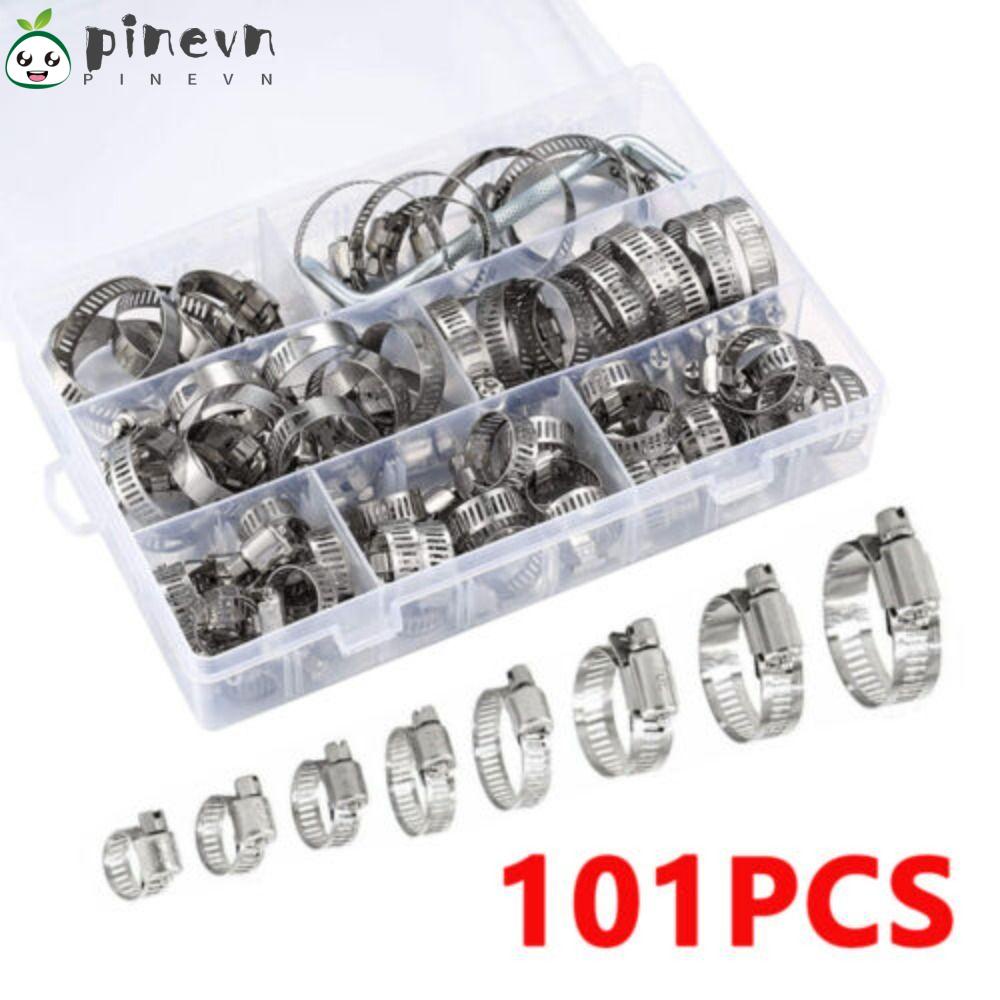 Set 101 Kẹp Cố Định Ống Nước Hình Chữ T Bằng Kim Loại