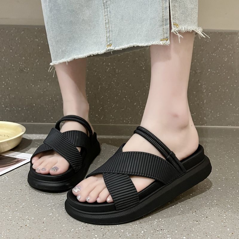 Dép Sandal Đế Mềm Chống Trượt Thời Trang Đi Biển Mùa Hè Dễ Phối Đồ Dành Cho Nữ