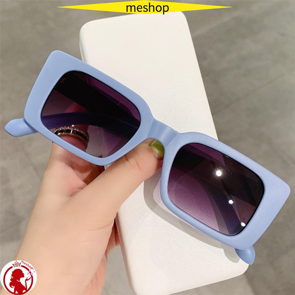 Kính Mát Vuông Nhỏ Chống Tia UV400 Thời Trang Đi Biển / Du Lịch