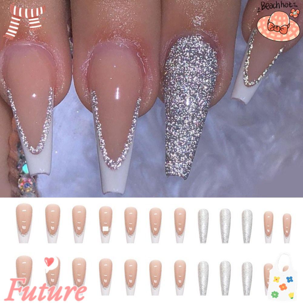 Bộ 24 Móng Tay Giả Che Phủ Toàn Diện DIY