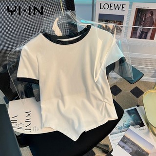 Áo Thun Tay Ngắn Cổ Tròn Thiết Kế Mới Dành Cho Nữ