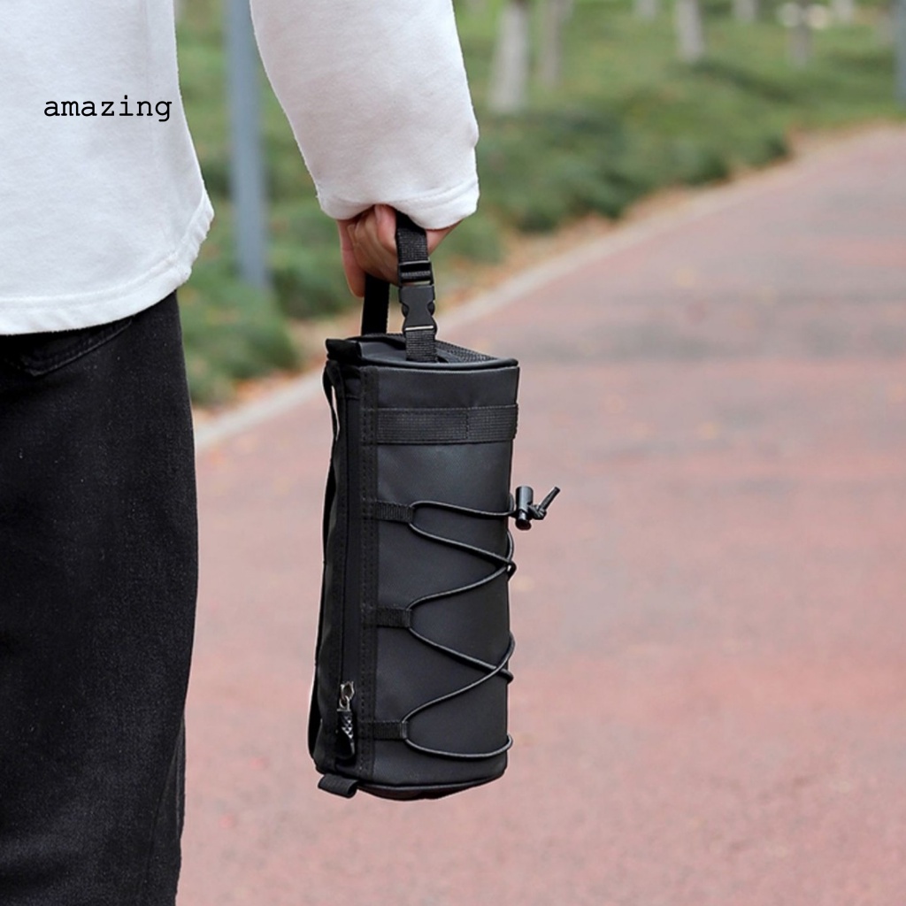 [AM] Túi Giả Da Có Dây Khóa Kéo Trước Xe Đạp Leo Núi