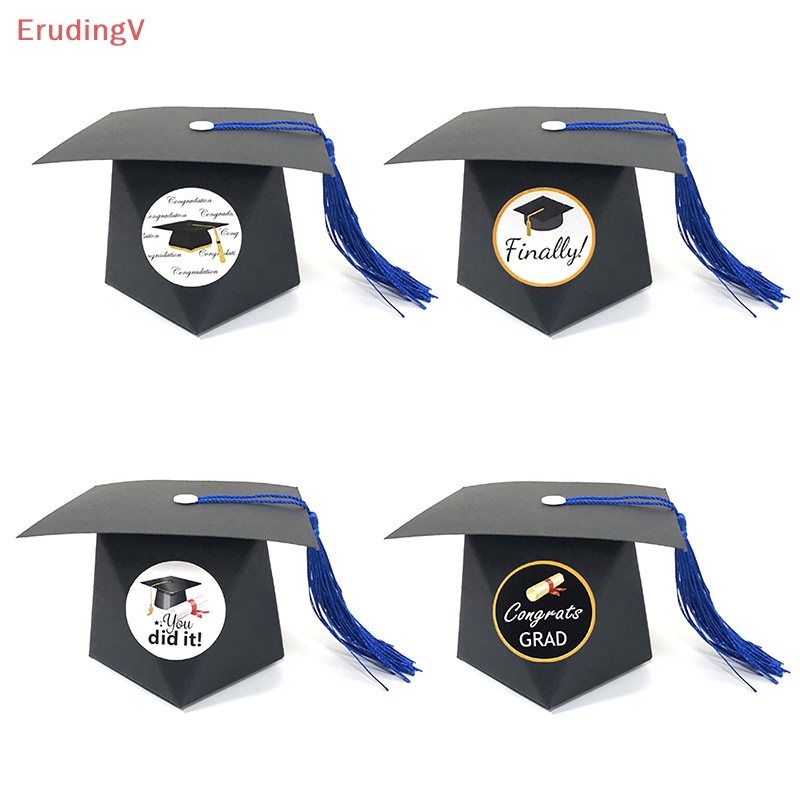 Bộ 24 Miếng Dán Trang Trí Hộp Kẹo Mừng Lễ Tốt Nghiệp