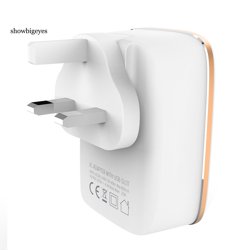 Củ Sạc 4 Cổng USB 4.4A AC Di Động SGES LDNIO A4404