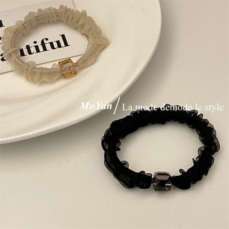 Dây Buộc Tóc Cao Su Organza Phong Cách Mới Cho Nữ