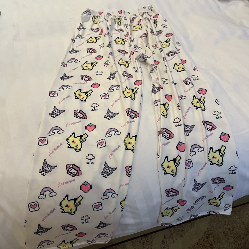 Quần Ngủ Mặc Nhà In Hoạt Hình Dễ Thương Cho Nữ