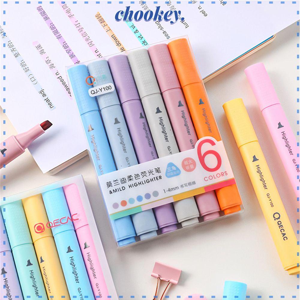 CHOOKEY Bút Đánh Dấu Vẽ Graffiti Hình Tam Giác Chuyên Dùng Cho Văn Phòng