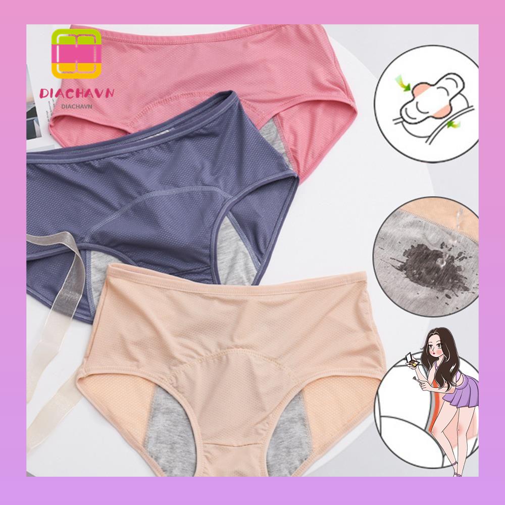Quần Lót Cotton Thoáng Khí Chống Rò Rỉ Tiện Dụng