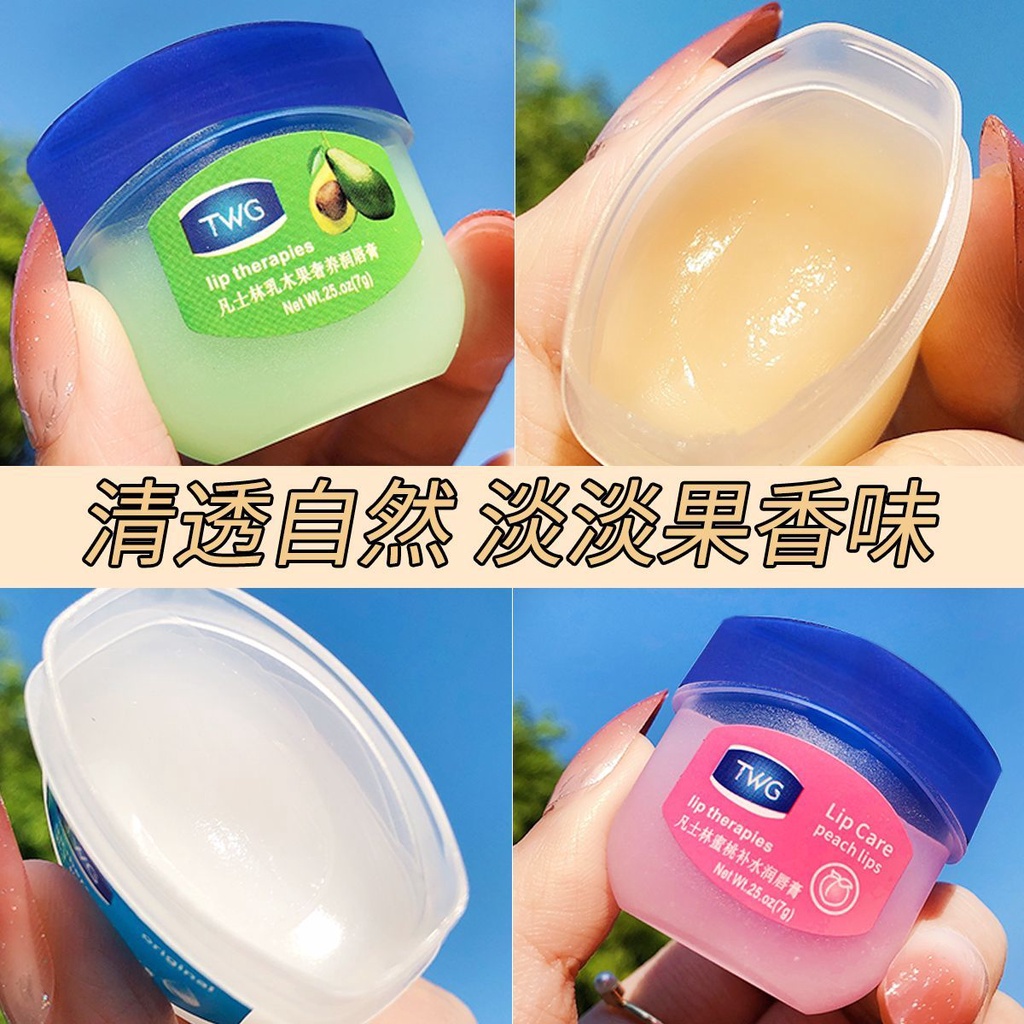 Son Dưỡng Ẩm Vaseline Tẩy Tế Bào Chết Làm Mờ Vân Môi/Dưỡng môi VANCILIN 7g dạng hũ LOẠI RẺ cho KHÁCH SỈ đủ vị  Sáp Son Dưỡng Môi VANCILIN