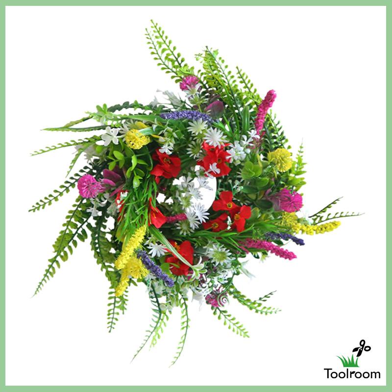 Vòng Hoa Nhân Tạo Treo Cửa Trước Trang Trí Tiệc Cưới