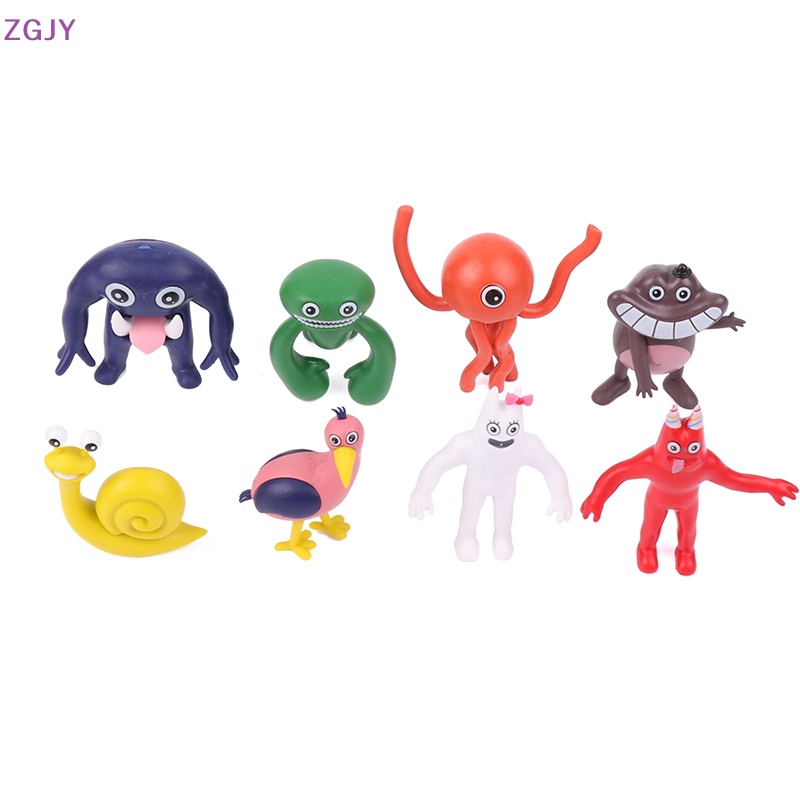 Set 8 Mô Hình Đồ Chơi Nhân Vật Hoạt Hình Garten Of Banban Bằng PVC Mới