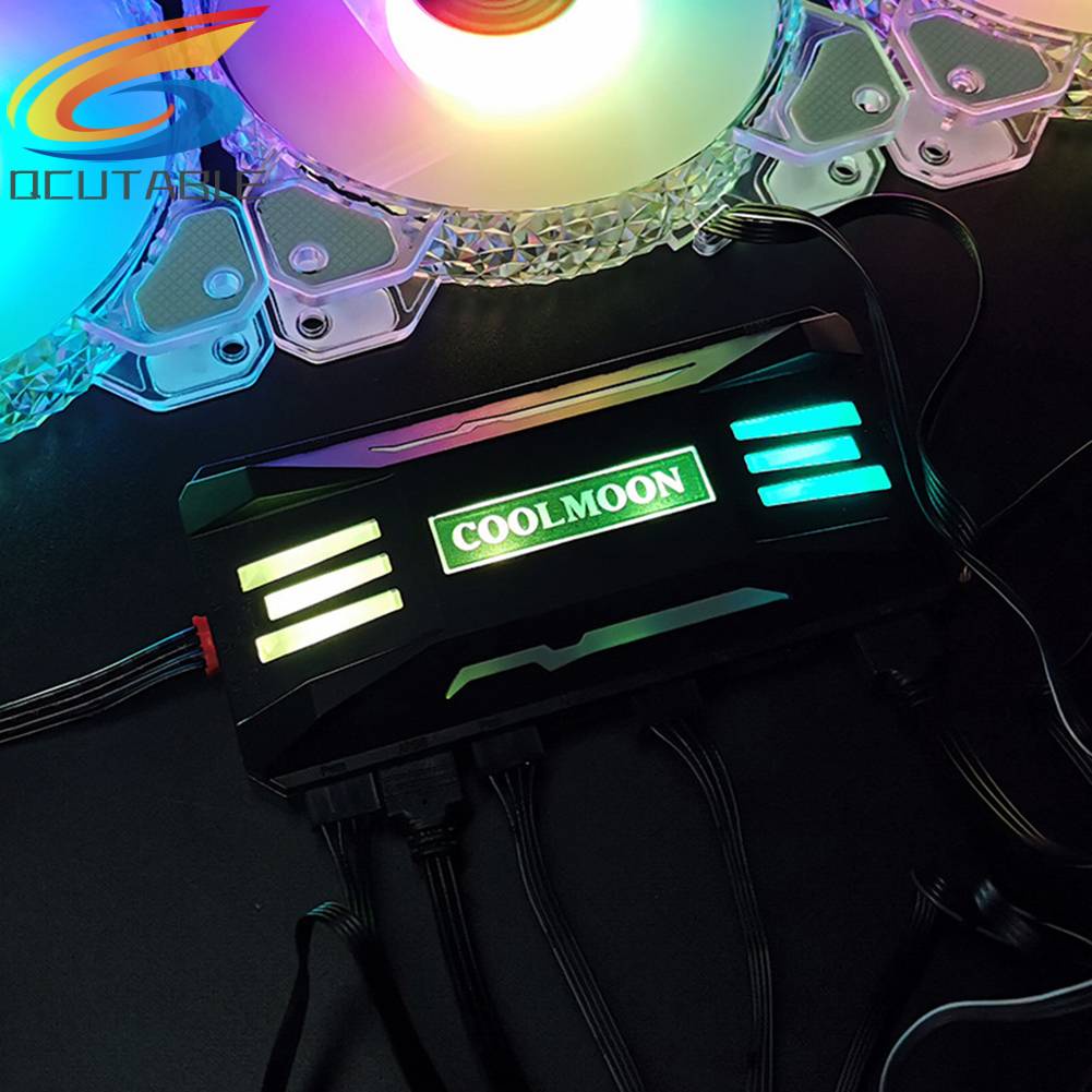 Vỏ Bọc Điều Khiển Quạt RGB 4Pin PWM 5V 3Pin ARGB Cho PC