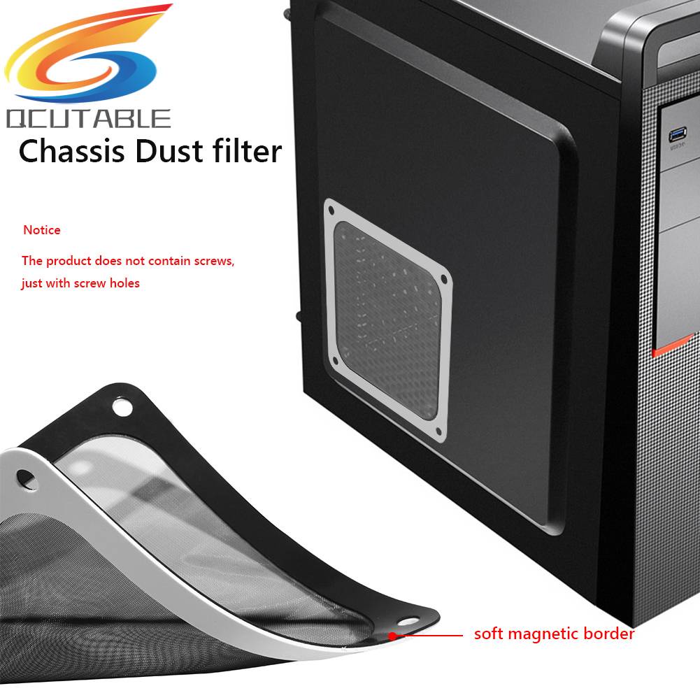 Vỏ Bọc Quạt Tản Nhiệt Chống Bụi Bằng Nylon Hít Nam Châm Cho Máy Tính