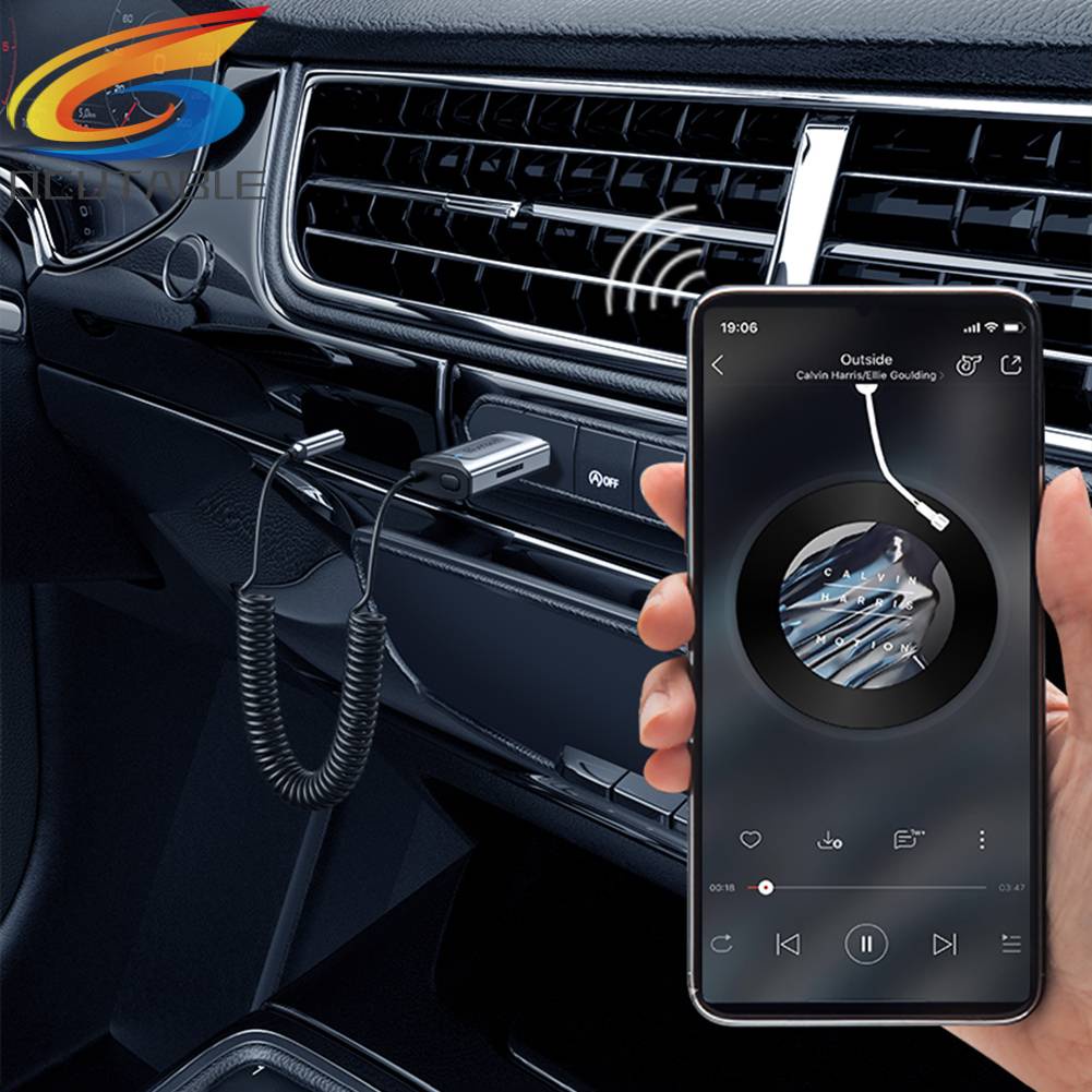 Thiết Bị Nhận Tín Hiệu Âm Thanh Bluetooth Hỗ Trợ TF Cho Xe Ô Tô