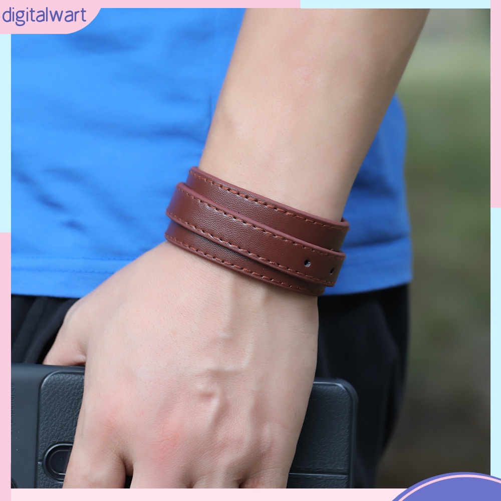 Vòng Tay Da Bò Thiết Kế Đơn Giản Phong Cách Âu Mỹ Cho Nam