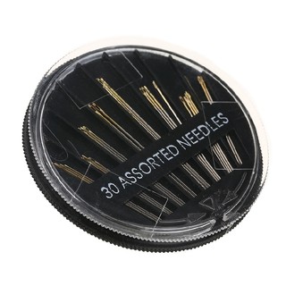 New 30pcs Hand Sewing Needles Assorted Sizes Easy Thread Big Eye Needles Set