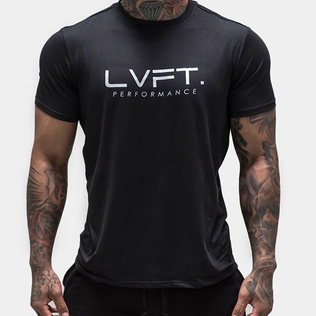 Lvft men's gym t-shirt training short-sleeved breathable tee