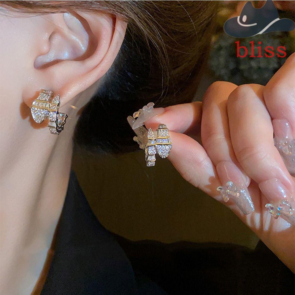 Bông Tai Hình Rắn Bằng Đồng Phong Cách Hip Hop Thời Trang Cho Nam