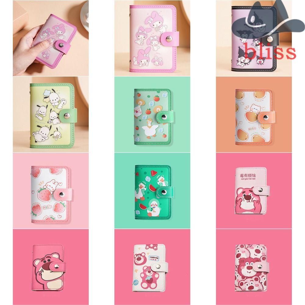 Ví Đựng Thẻ Tín Dụng Hình Vịt Melody Trái Cây Kuromi Dành Cho Nam Nữ