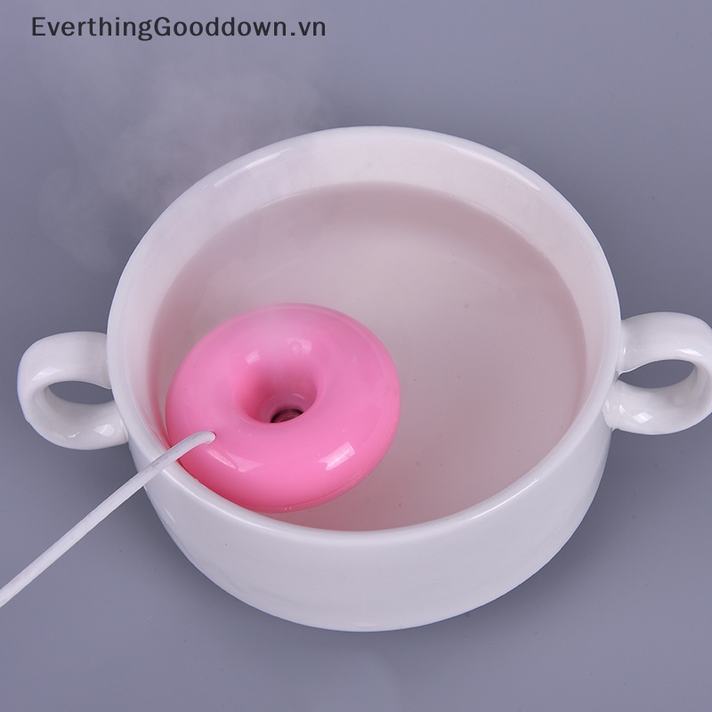 1 Máy Khuếch Tán Tinh Dầu Hình Bánh Donut Mini Kết Nối USB