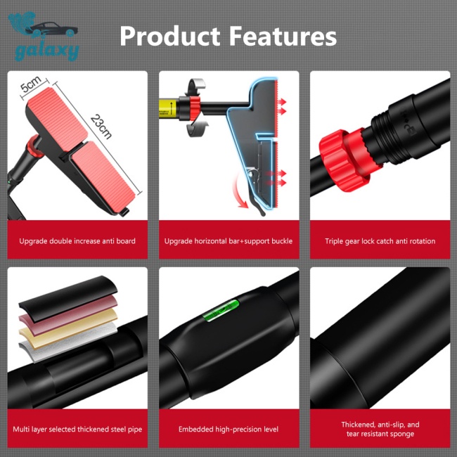 Galaxy Dụng Cụ Thanh Xà Ngang 660lbs Có Thể Điều Chỉnh Độ Rộng Dùng Luyện Tập Cánh Tay Tại Nhà