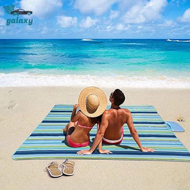 Galaxy Thảm Trải Bằng Vải Oxford 600d Chống Mòn Kích Thước 145 X 200cm Tiện Dụng Mang Theo Du Lịch Cắm Trại